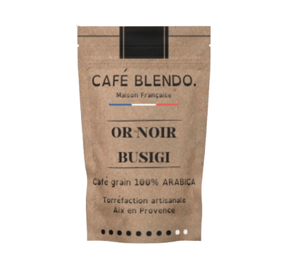 OR NOIR BUSIGU - Café en grains grand cru / pur Arabica - Café Blendo.
